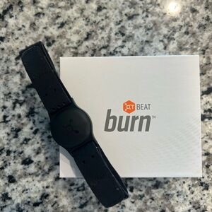Black Orange Theory Beat Burn Heart Rate Monitor